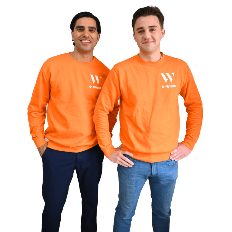 Arjen Lagas en David van Pinxteren Solar Cleaning e-WNDR