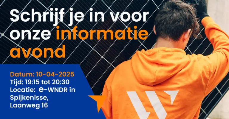 Informatie avond bij e-WNDR op 10-04-2025